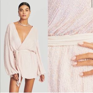 ❌SOLD❌NWT Retrofete Gabrielle Robe Dress XS Blush